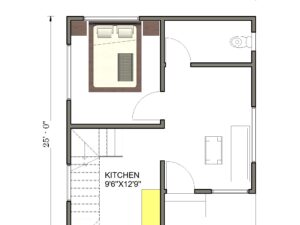 20'x25' house plan