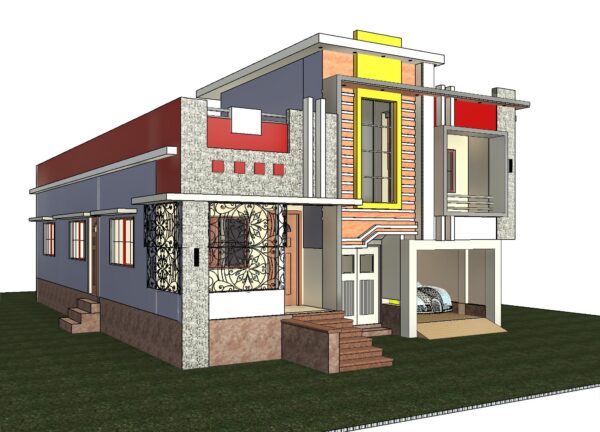 32'X45' North Facing House Plan